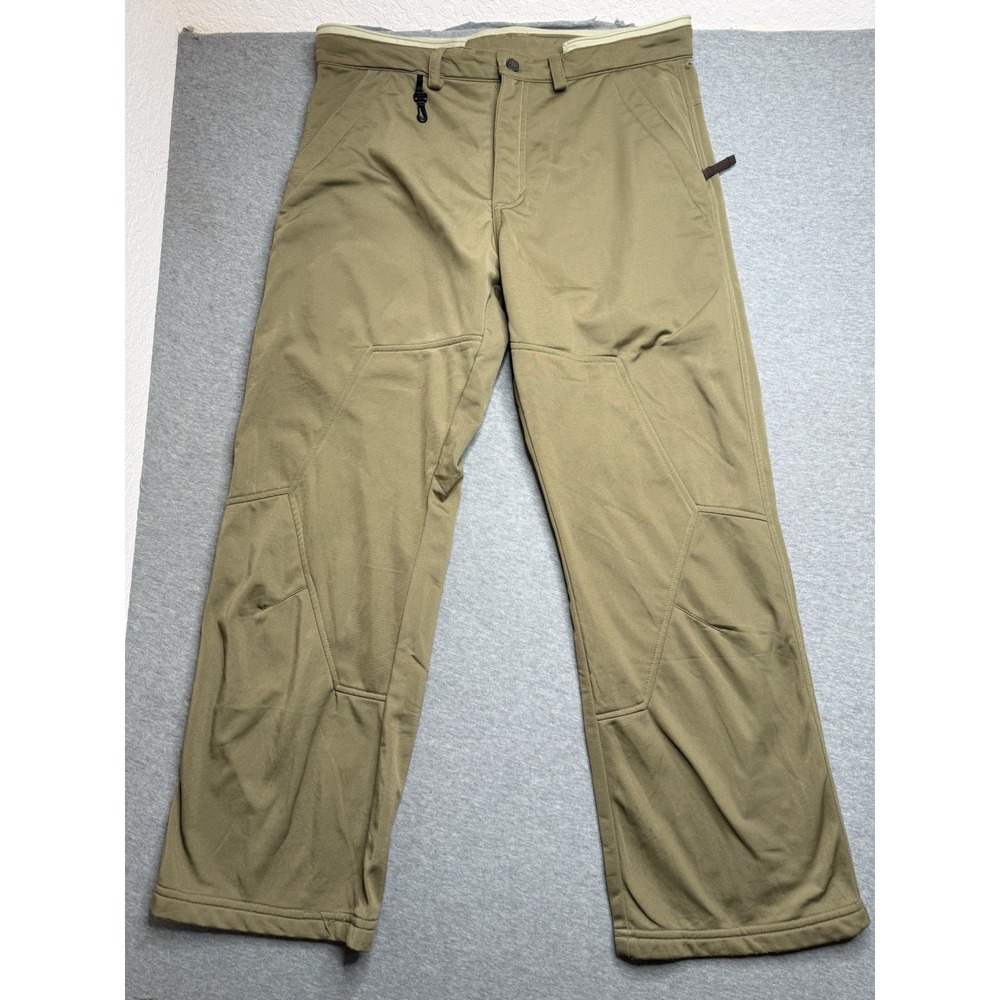 686 Pants Mens 34 Beige Fleece Liners Snow Ski Snowboard Winter
